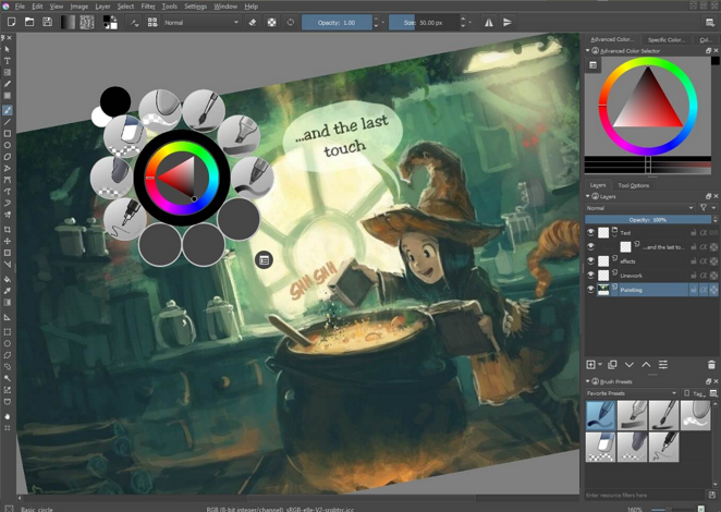 Krita screenshot