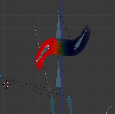 Par défaut, Blender partage les sommets de manière naïve. Blender COA tools defaults weights
